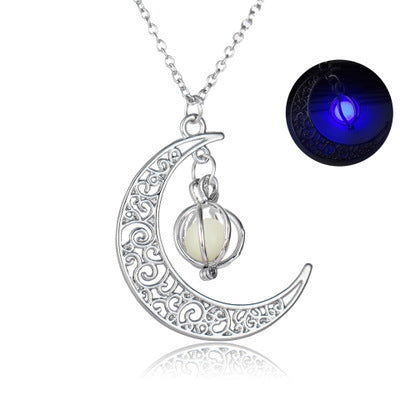Natural Glowing Moonstone Necklace