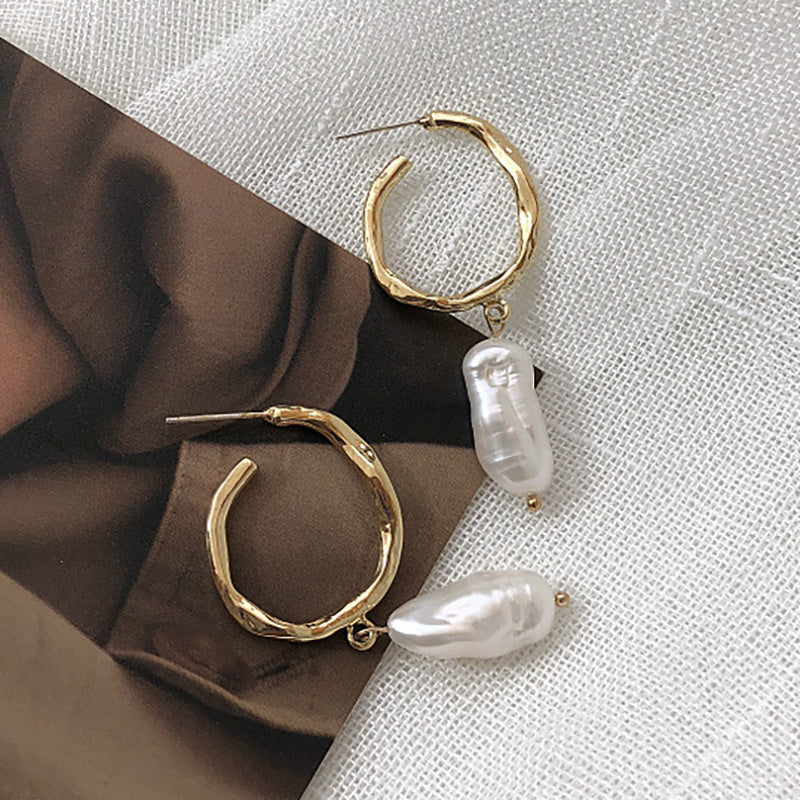 Minimalist Pearl Stud Earrings