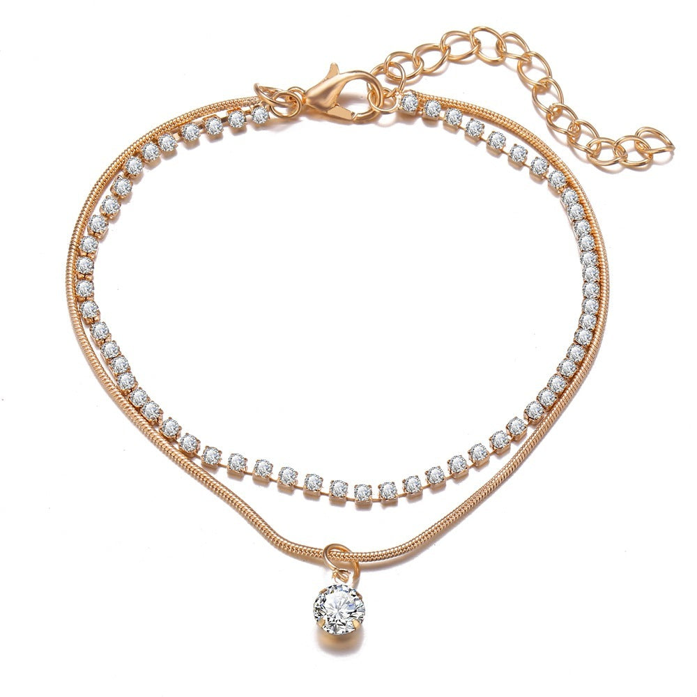 Bohemian Beaded Anklet