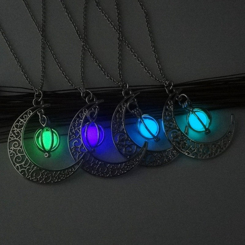 Natural Glowing Moonstone Necklace