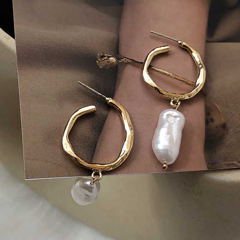 Minimalist Pearl Stud Earrings