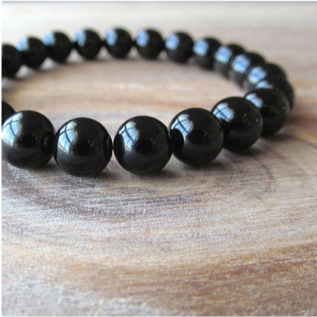 Black Onyx Agate Bracelet