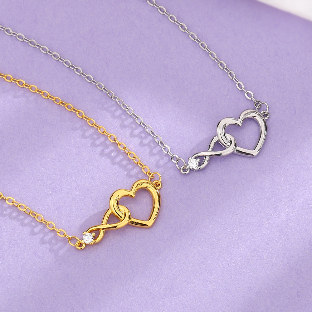 Heart-Shaped Love Bracelet