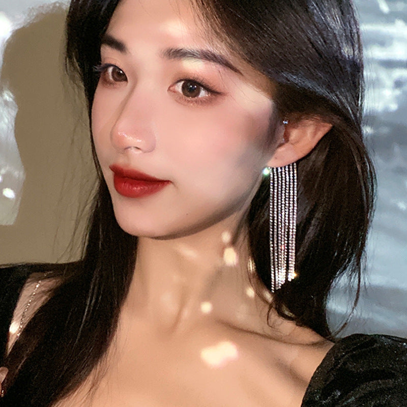 Elegant Long Tassel Earrings