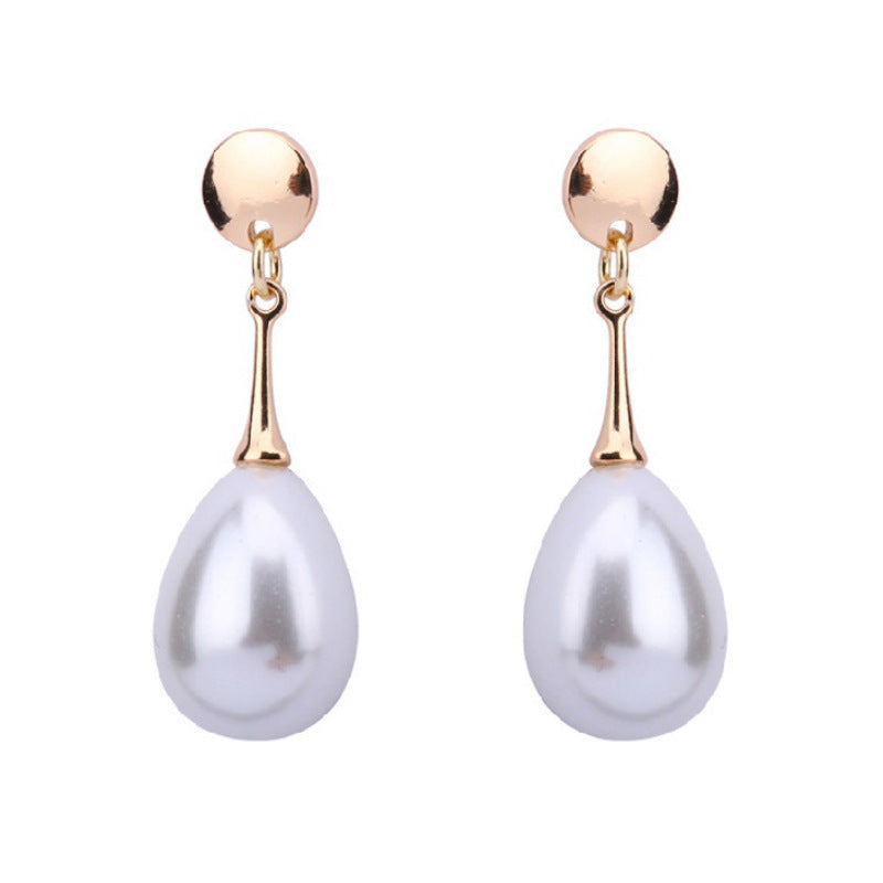 Elegant Waterdrop Pearl Earrings