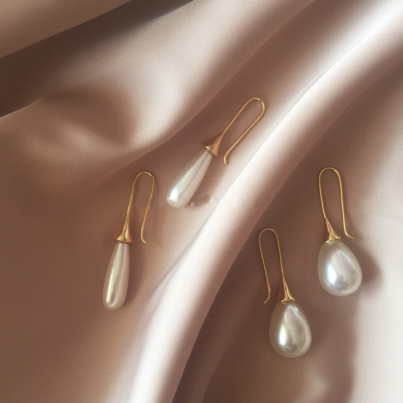 Elegant Waterdrop Pearl Earrings