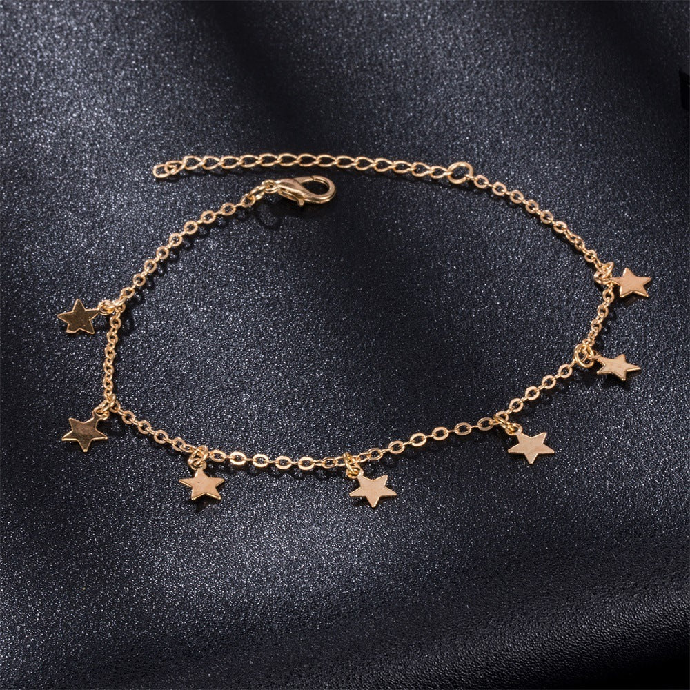 Minimalist Star Anklet