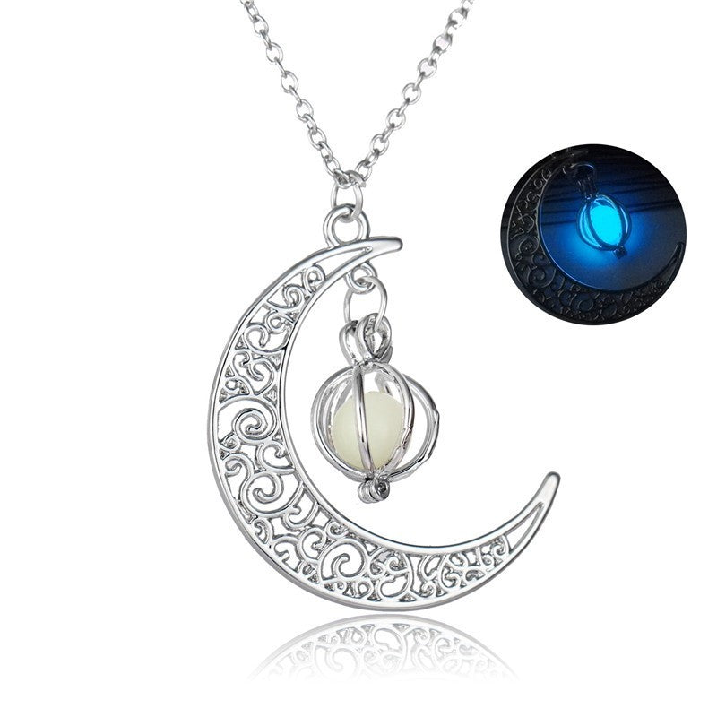 Natural Glowing Moonstone Necklace