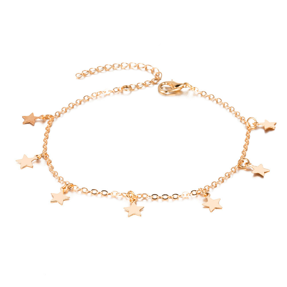 Minimalist Star Anklet