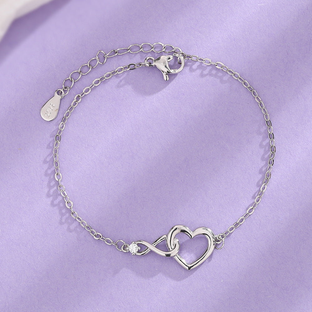 Heart-Shaped Love Bracelet