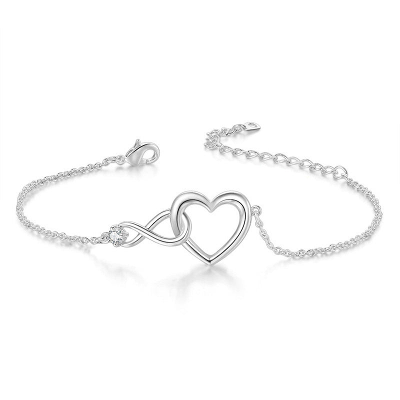 Heart-Shaped Love Bracelet